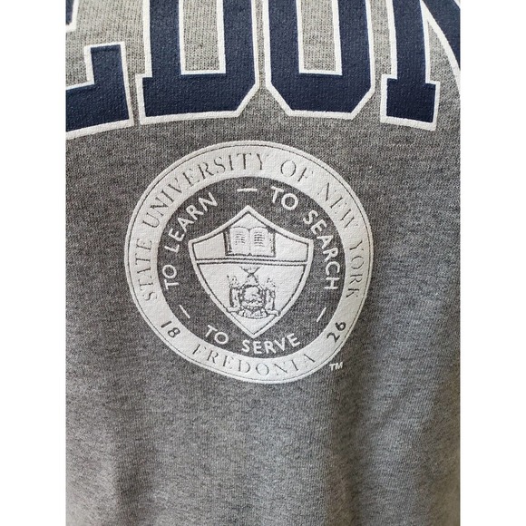 Russell Women's Solid Gray Polyester Long Sleeve Round Neck Pullover Sweater S - Picture 4 of 11